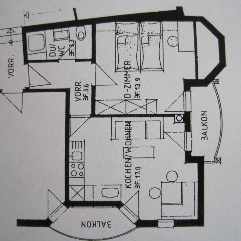 Haus am Dorfplatz - Apartment mit 1 Schlafzimmer und Balkon - 7