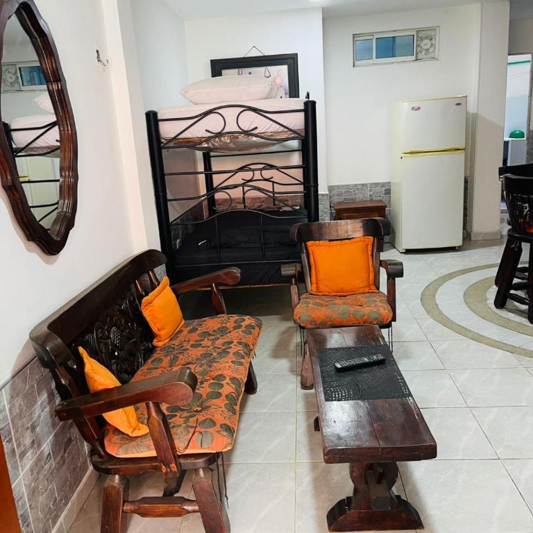 aparta estudio en Santa Marta en arriendo por dia de 600 mil pesos colombianos - One-Bedroom Apartment - 9