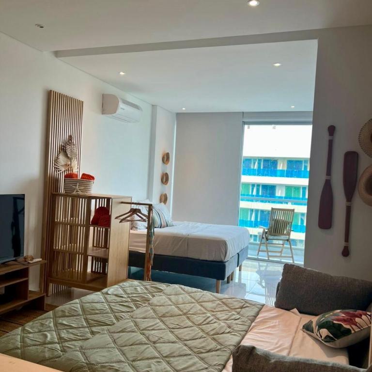Luxury Stay- Pool, Gym Jacuzzi and Sea at your feet - Apartamento de 1 dormitorio - 5