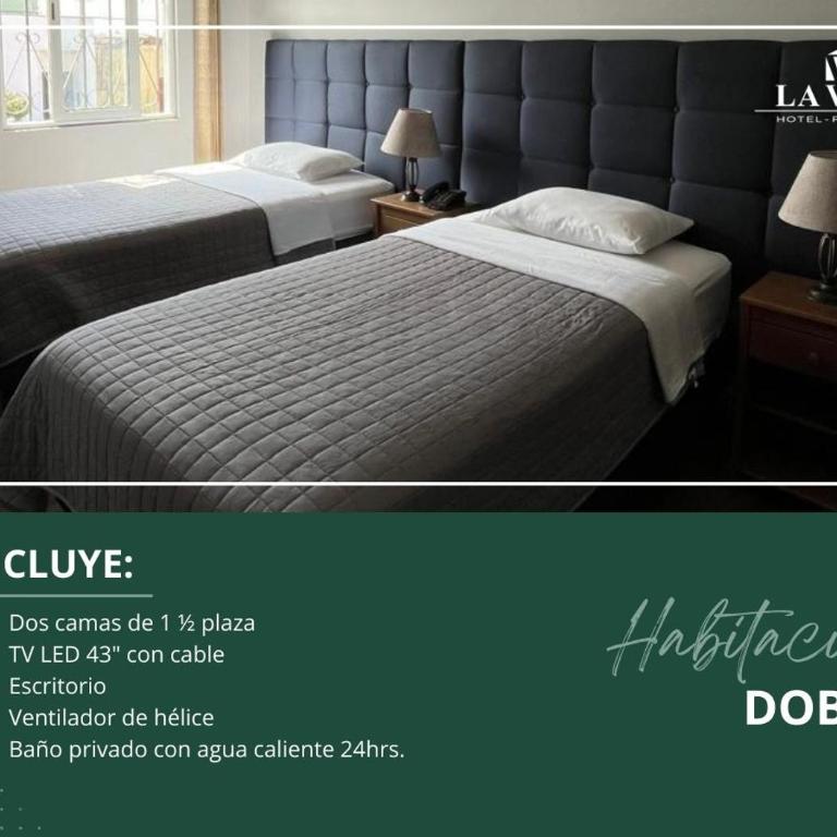 Hotel La Villa Mollendo - Habitación Doble - 2 camas - 4