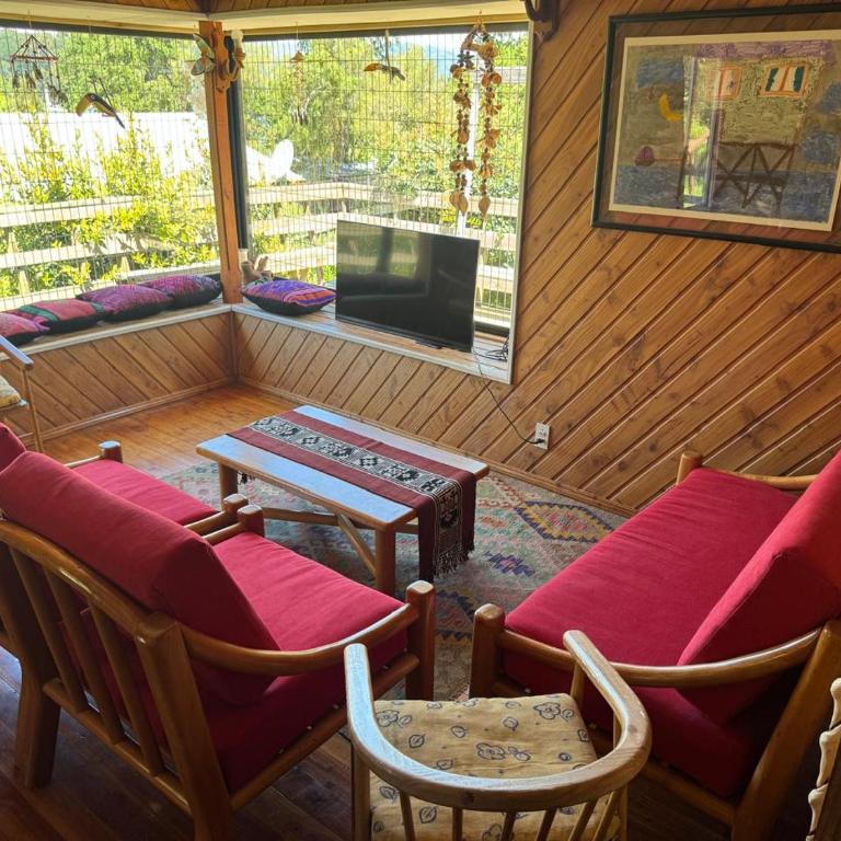 Cabaña en Licanray a orillas del Lago Calafquen - Three-Bedroom House - 13
