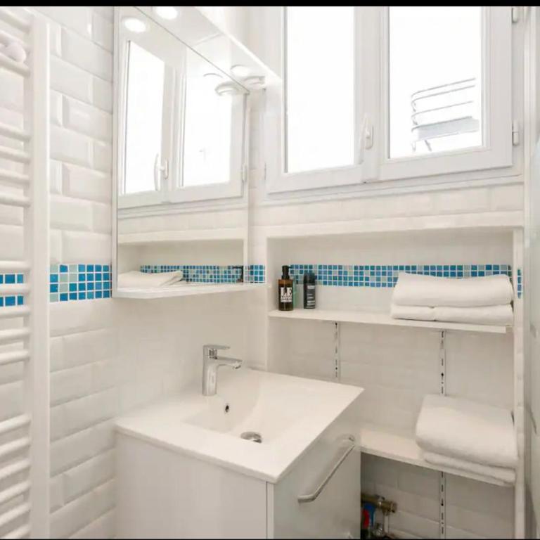 Eiffel Tower view terrace Saint Germain des Pres - Chambre Double ou Lits Jumeaux - 18