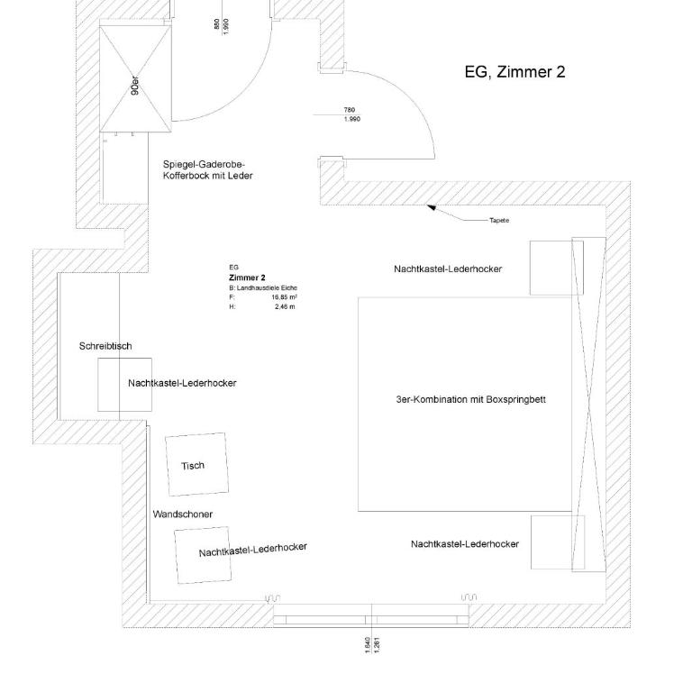 Pension Patricia - Summercard included May 15 until End of October - Standard Doppelzimmer - 2