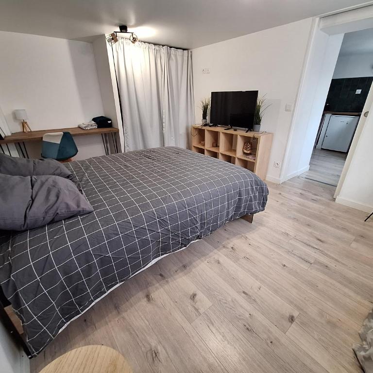 T1 bis, jardin, proche du centre - One-Bedroom Apartment - 2