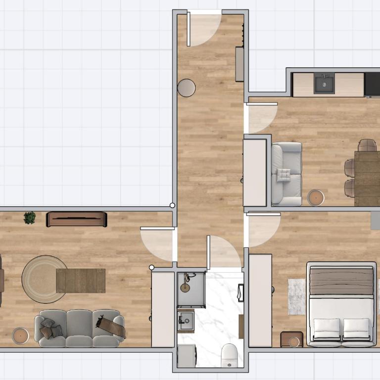 Vintage charm by Republic Square - French balcony - One-Bedroom Apartment - 31
