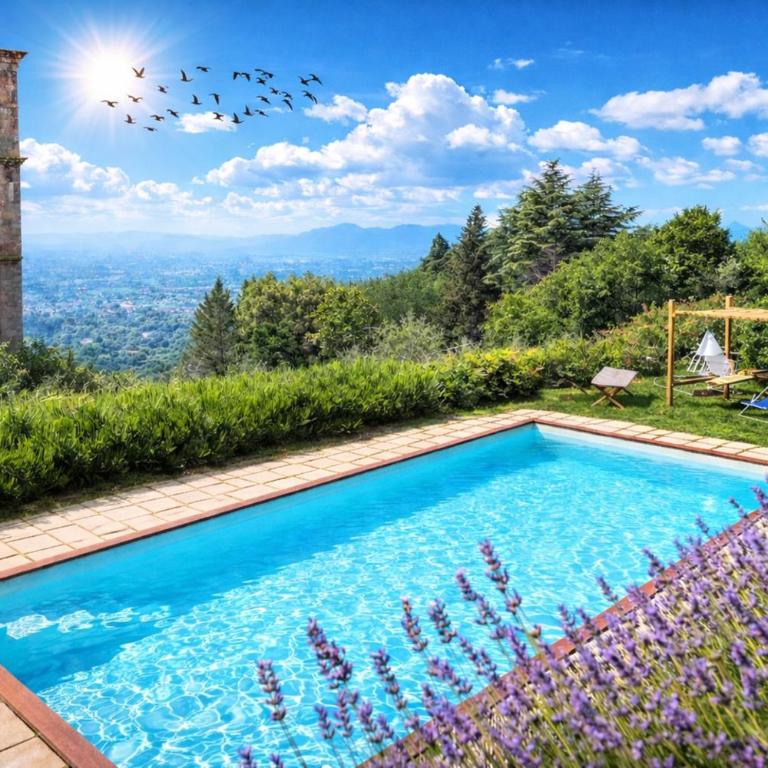 Villa Emilia con Piscina Privata & Vista Panoramica su Lucca - Piscina aperta dal 1 Aprile al 15 Ottobre - Villa con Piscina Privata - 1