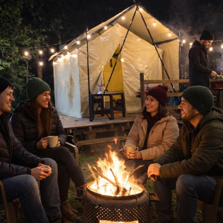 Cabaña & glamping para grupos de 4 a 6 personas, cerca al parque y con avistamiento de aves - Two-Bedroom House - 1