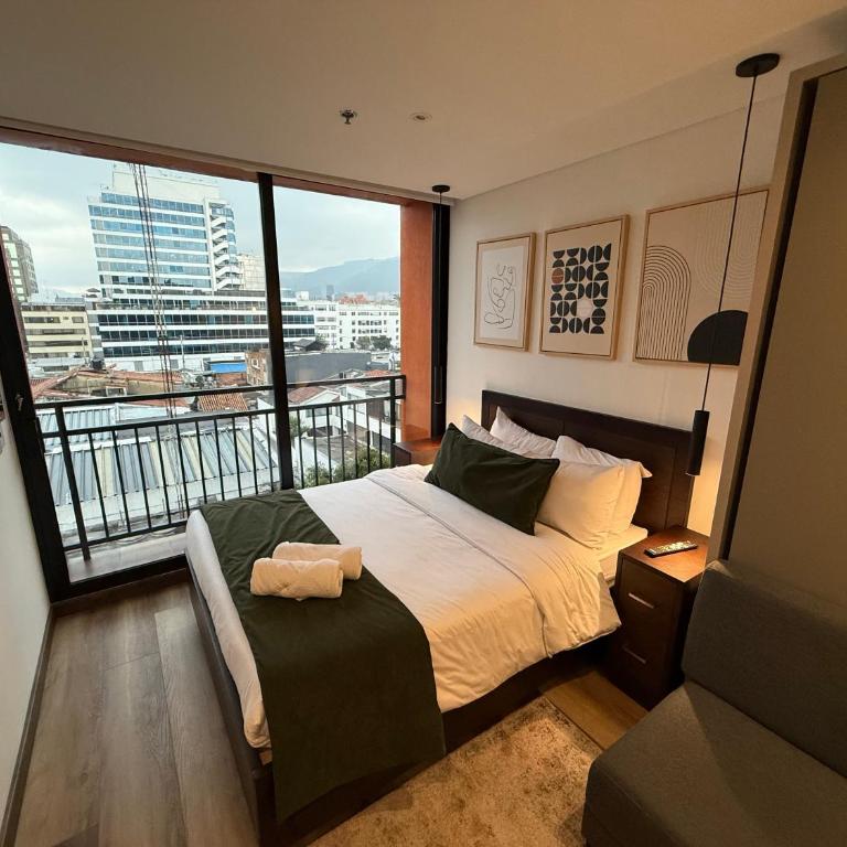 Apartaestudio Amoblado en Chicó Norte - Apartamento de 1 dormitorio - 1
