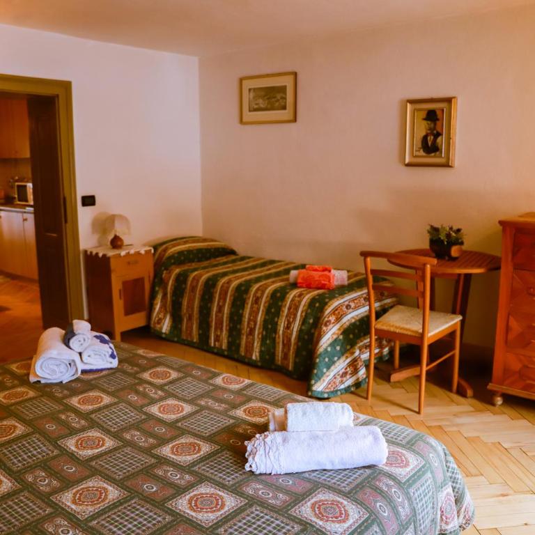 COL DE RIF Appartamento Storico nelle Dolomiti - Appartamento con 1 Camera da Letto, Balcone e Vista Montagna - 5