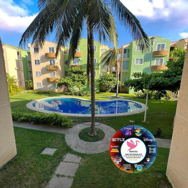 Depa Acapulco diamante alberca wifi - Apartamento Estándar de 1 dormitorio - 13