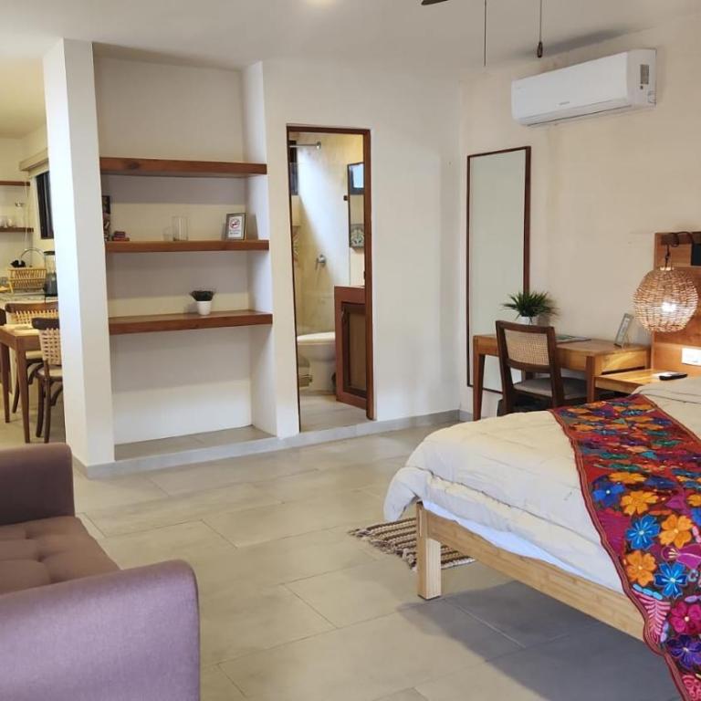 Modern loft with AC near Paseo Montejo - El Rosal - One-Bedroom Apartment - 13