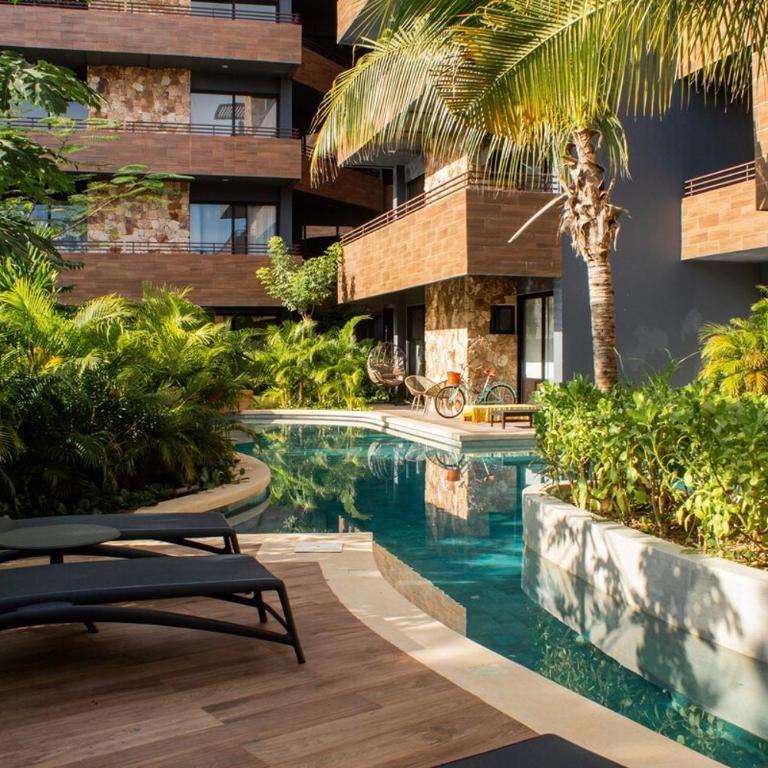 Chic 1BR Private Balcony,Sauna, Gym y Wifi - Apartamento de 1 dormitorio - 43