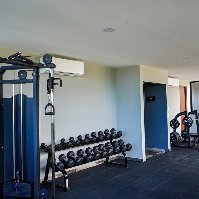 Chic 1BR Private Balcony,Sauna, Gym y Wifi - Apartamento de 1 dormitorio - 6
