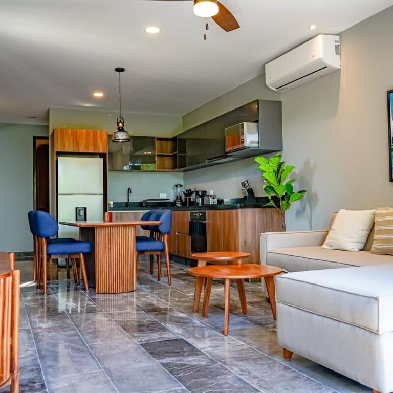 Chic 1BR Private Balcony,Sauna, Gym y Wifi - Apartamento de 1 dormitorio - 11