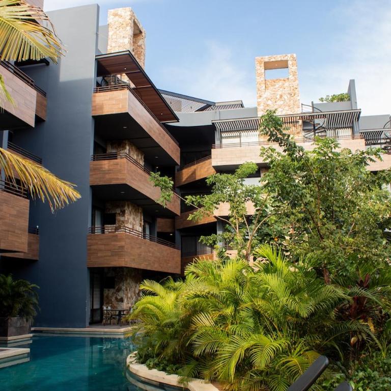 Chic 1BR Private Balcony,Sauna, Gym y Wifi - Apartamento de 1 dormitorio - 45