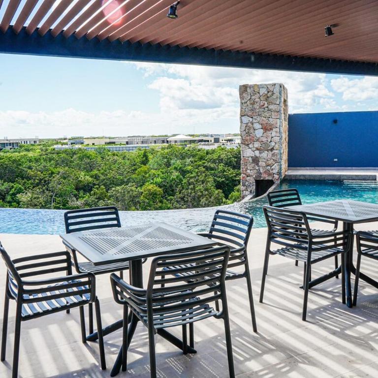 Chic 1BR Private Balcony,Sauna, Gym y Wifi - Apartamento de 1 dormitorio - 41