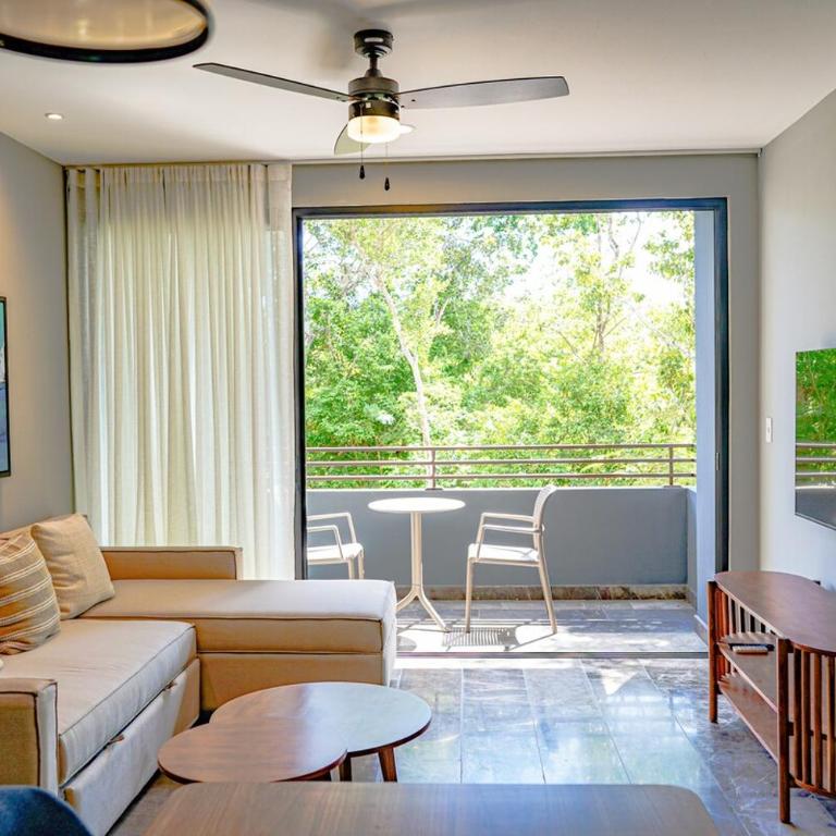 Chic 1BR Private Balcony,Sauna, Gym y Wifi - Apartamento de 1 dormitorio - 7