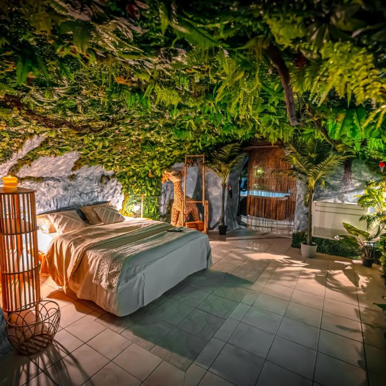 Jungle Caverne- spa privé, logement atypique - Apartment mit 1 Schlafzimmer - 31