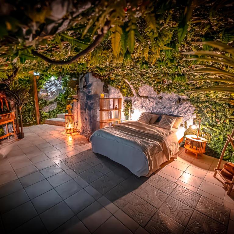 Jungle Caverne- spa privé, logement atypique - Apartment mit 1 Schlafzimmer - 33