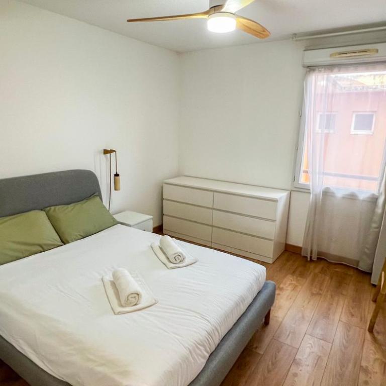 Private parking - AC - Secure residence - Appartement 2 Chambres - 2