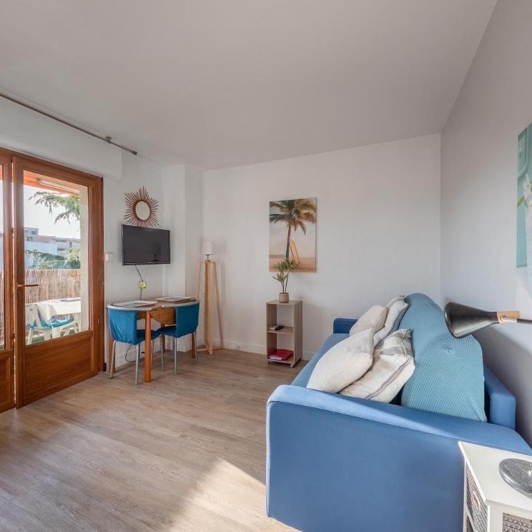 Le Fabre Azur - 600 m de la plage parking - Studio - 7
