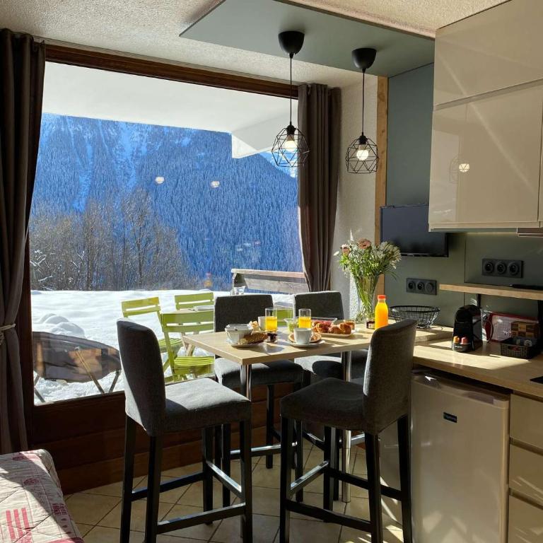 Studio avec terrasse plein sud vu montagne - Appartement 1 Chambre - 2