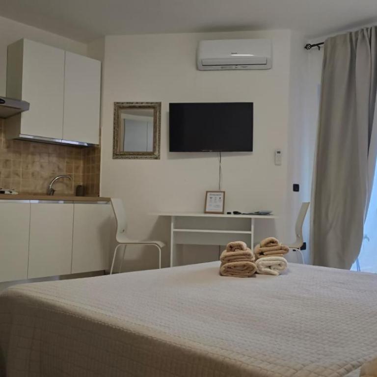 Open space centrale con parcheggio privato coperto - Monolocale con Balcone - 2