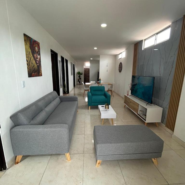 Apartamento moderno con Balcón y Hamaca 3BR Los Patios - Apartamento de 3 dormitorios - 7