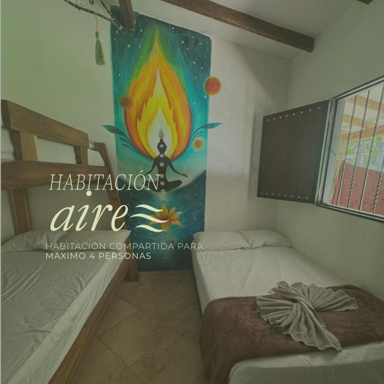 Selvática Ecohotel y Centro Holístico - Cama individual en habitación compartida mixta - 2