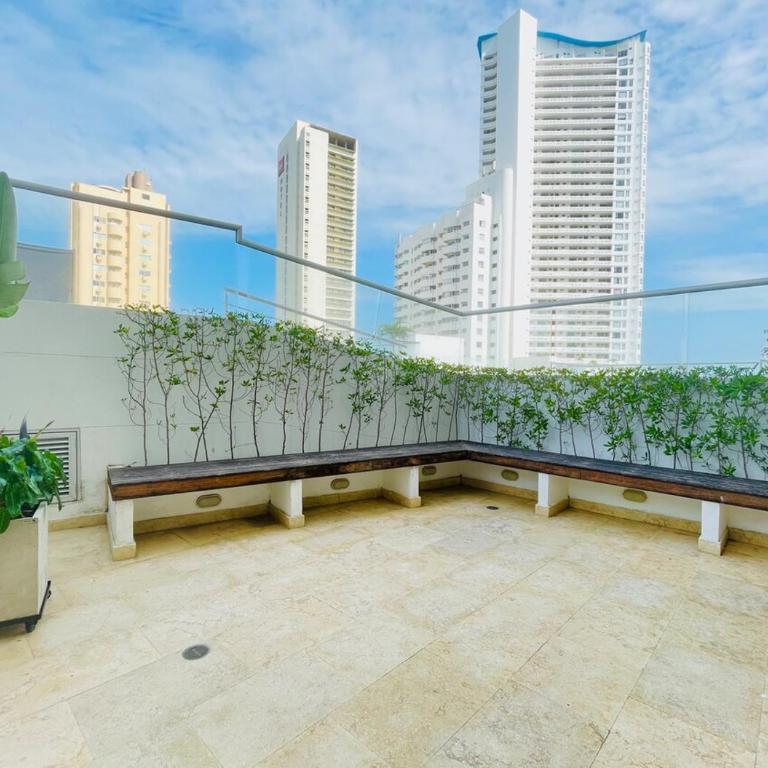 Apartamento a pasos del mar y centro en Cartagena, piscina sauna & turco - One-Bedroom Apartment - 21