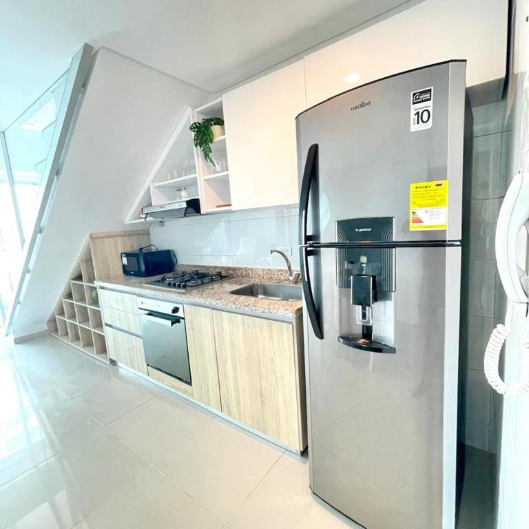 Apartamento a pasos del mar y centro en Cartagena, piscina sauna & turco - One-Bedroom Apartment - 23