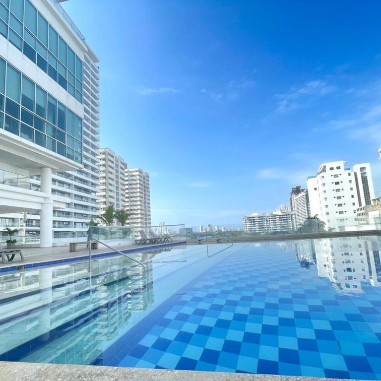 Apartamento a pasos del mar y centro en Cartagena, piscina sauna & turco - One-Bedroom Apartment - 25