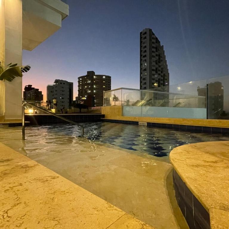 Apartamento a pasos del mar y centro en Cartagena, piscina sauna & turco - One-Bedroom Apartment - 31