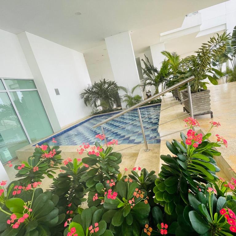 Apartamento a pasos del mar y centro en Cartagena, piscina sauna & turco - One-Bedroom Apartment - 37