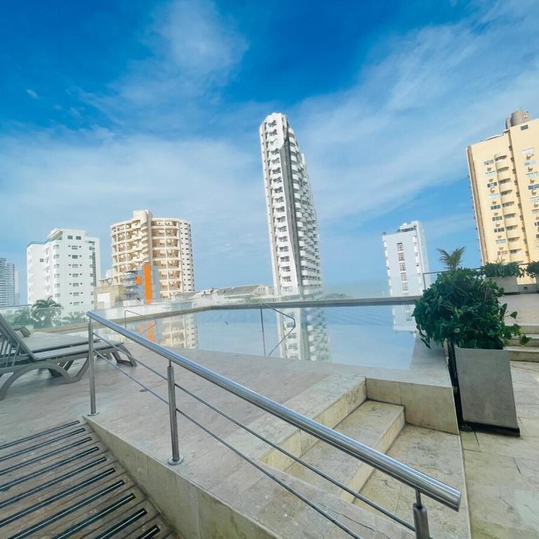 Apartamento a pasos del mar y centro en Cartagena, piscina sauna & turco - One-Bedroom Apartment - 44