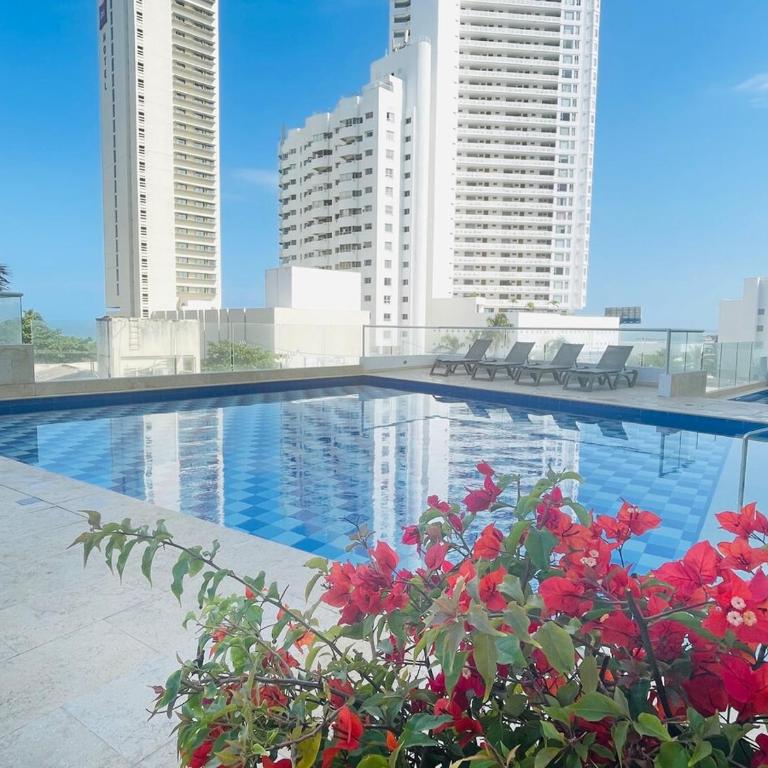 Apartamento a pasos del mar y centro en Cartagena, piscina sauna & turco - One-Bedroom Apartment - 54