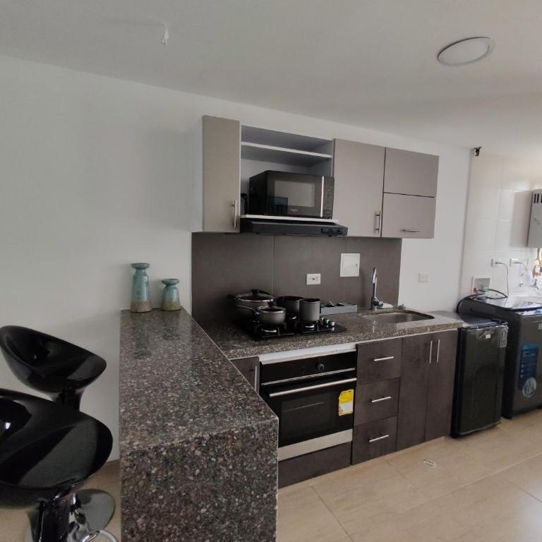 Apartamento Moderno en Las Quintas Ascensor Parking Ubicación Premium - Apartamento Deluxe de 1 dormitorio con vistas a la ciudad - 2