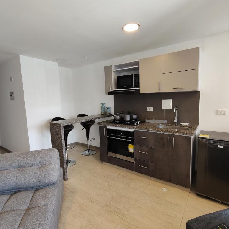 Apartamento Moderno en Las Quintas Ascensor Parking Ubicación Premium - Apartamento Deluxe de 1 dormitorio con vistas a la ciudad - 3