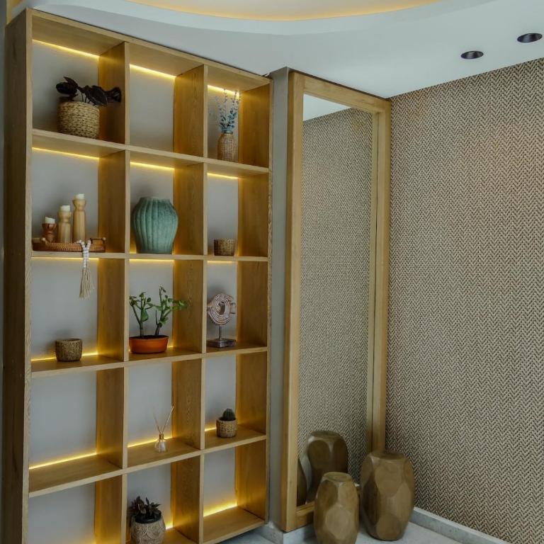 Apto chic con AC 3 hab 2 baños cerca al Mar - Three-Bedroom Apartment - 14