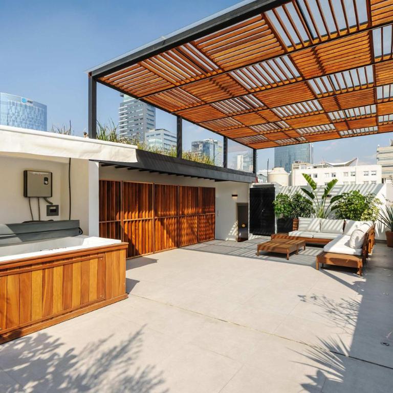 Amazing 4BR with Terrace & Jacuzzi in Juarez - Four-Room Apartment - 34