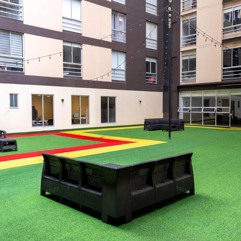 Alojamiento entero en Bogotá a 10 Min La Candelaria Torre Ventto - Apartamento Estudio - 1 cama doble - 26