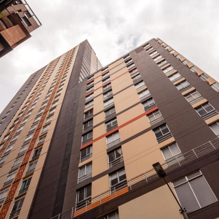 Alojamiento entero en Bogotá a 10 Min La Candelaria Torre Ventto - Apartamento Estudio - 1 cama doble - 27