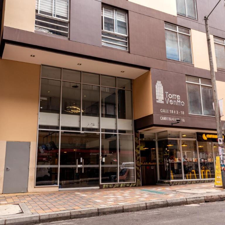 Alojamiento entero en Bogotá a 10 Min La Candelaria Torre Ventto - Apartamento Estudio - 1 cama doble - 28