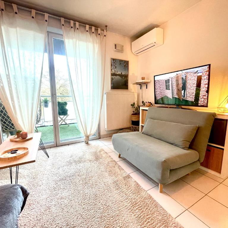 Bel Appart avec 2 chambres - Parking et Clim - Métro Argoulets - Apartamento de 2 dormitorios - 26