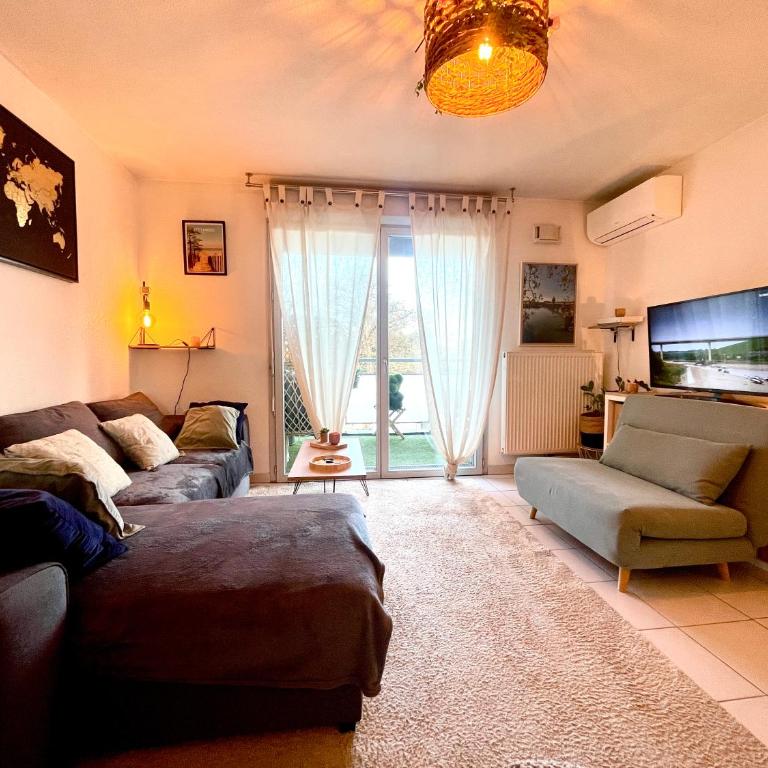 Bel Appart avec 2 chambres - Parking et Clim - Métro Argoulets - Apartamento de 2 dormitorios - 38