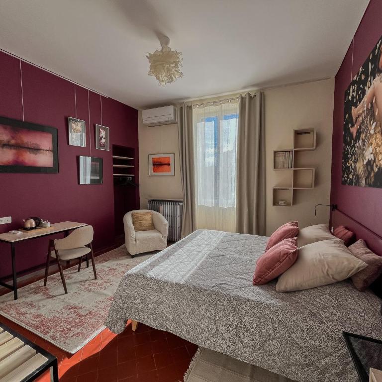 La maison Gerval - Chambre Double ou Lits Jumeaux Supérieure - Vue sur Jardin - 3