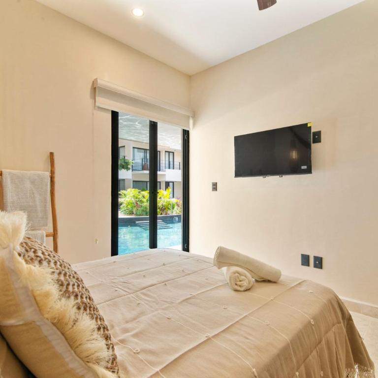Boho chic 2BR with swim-up pool near the beach - Apartamento de 2 dormitorios con piscina privada - 21