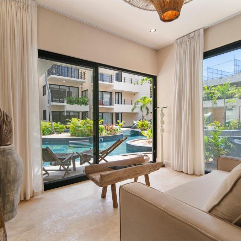 Boho chic 2BR with swim-up pool near the beach - Apartamento de 2 dormitorios con piscina privada - 7
