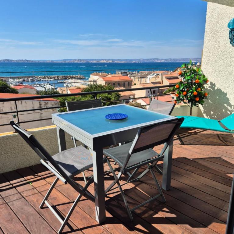 T3 Duplex Cosy , vue mer, terrasse, 5 min mer - Appartement 2 Chambres avec Terrasse et Vue sur la Mer - 1