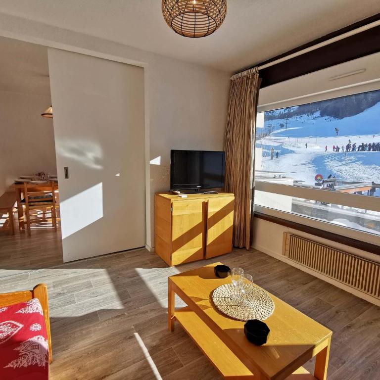 Charmant 2 pièces cabine, au pied des pistes de Prapoutel, balcon sud-est, ascenseur, 6 pers - Appartement 1 Chambre - 6